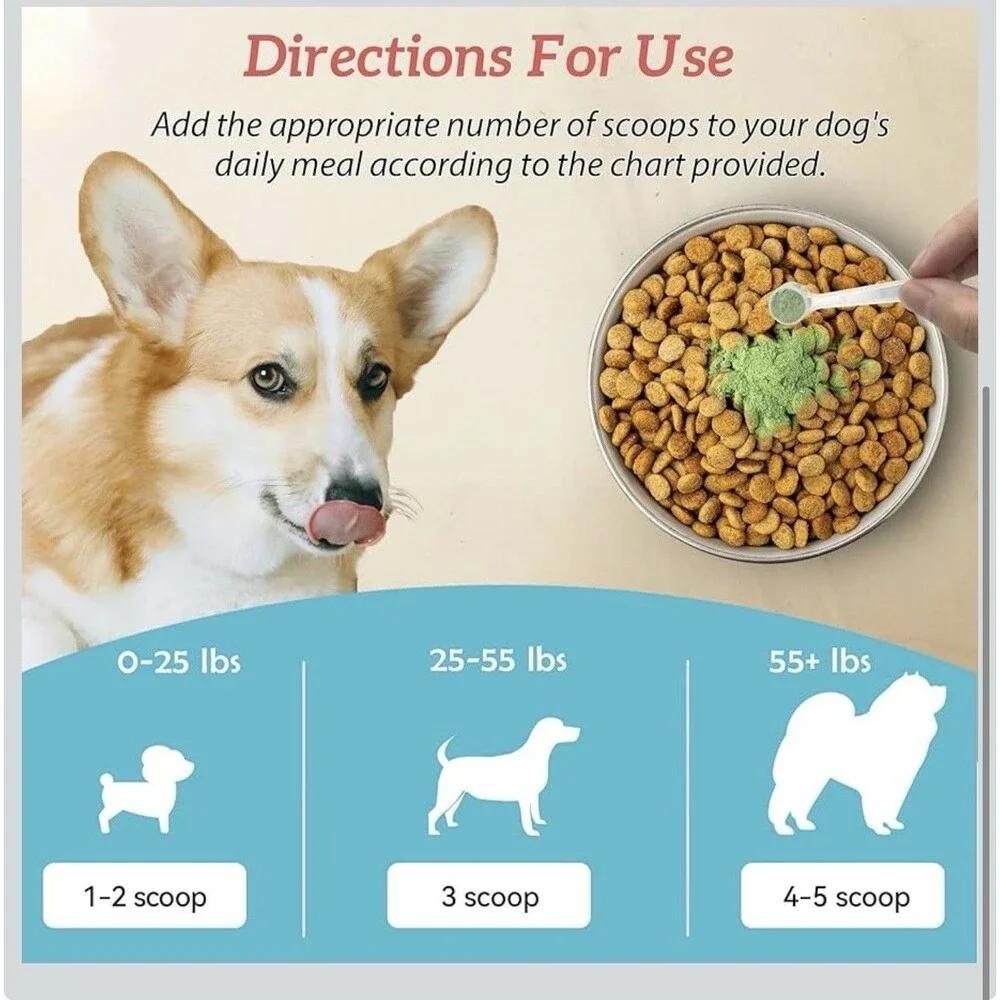 Ruidehut Natural Dental tooth Powder for Cats & Dogs 2 Pack 7.05 Oz Each